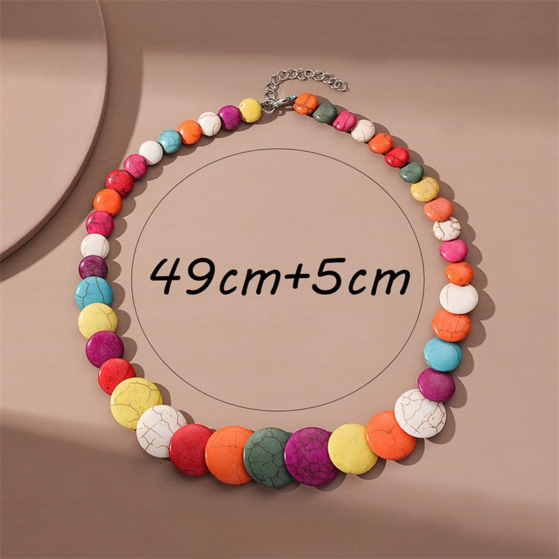 Collares Creativos De Piedra De Colores al por mayor